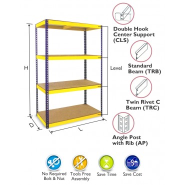 BOLTLESS RACK