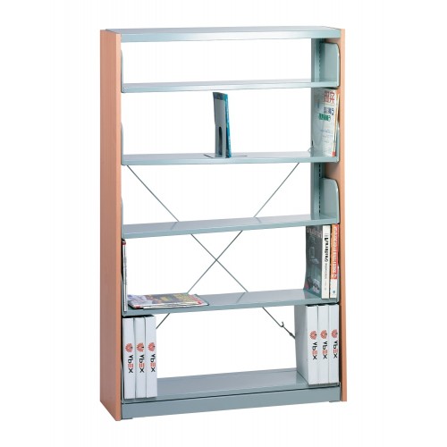 1 BAY SINGLE SIDED C/W 5 PCS OF SHELF & END PANEL (ST-E0111)