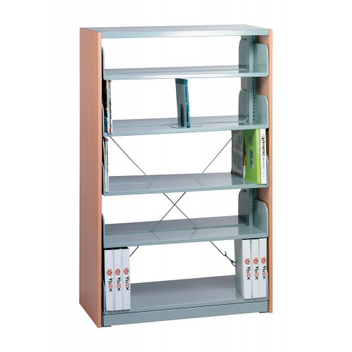 1 BAY DOUBLE SIDED C/W 5 PCS OF SHELF END PANE (ST-E0113)