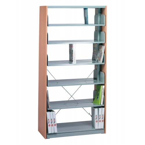 1 BAY DOUBLE SIDED C/W 6 PCS OF SHELF  END PANEL (ST-E0117) 