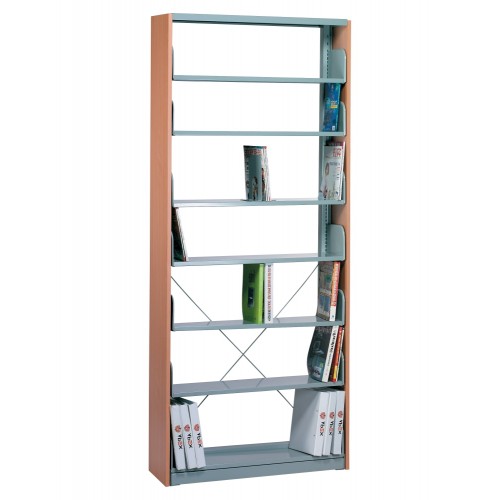 1 BAY SINGLE SIDED C/W 7 PCS OF SHELF & END PANEL (ST-E0119)