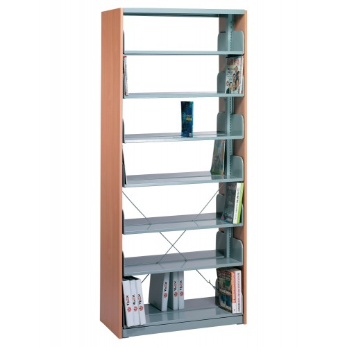 1 BAY DOUBLE SIDED C/W 7 PCS OF SHELF END PANEL (ST-E0121) 