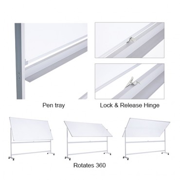 DOUBLE SIDED MOBILE ZIKO BOARD (ZI43C, 54C, 64C, 84C)