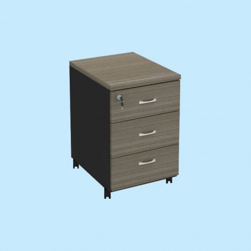 FS THUJA LIGHT SERIES 3 DRAWERS MOBILE PEDESTAL [OF-FS-M3D (T|W|C)]