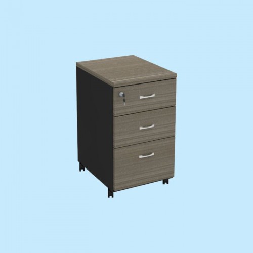 FS THUJA LIGHT SERIES HIGH 3 DRAWERS MOBILE PEDESTAL [OF-FS-H3D (T|W|C)]