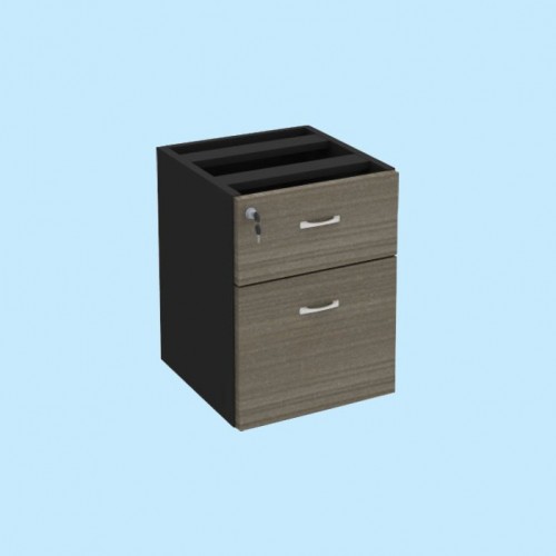 FS THUJA LIGHT SERIES 2 DRAWERS HANGING PEDESTAL [OF-FS-H2 (T|W|C)]