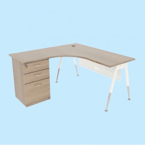 VISTA SERIES EXECUTIVE L-SHAPE TABLE (OF-VL-LS15FP | OF-VL-LS18FP)