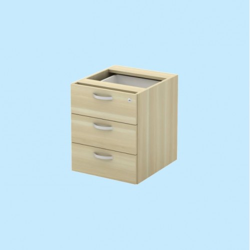 FX SERIES 3 DRAWERS FIXED PEDESTAL (OF-FX-H3)