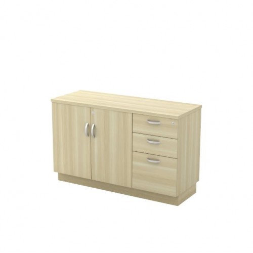 FX SWINGING DOOR + FIXED PEDESTAL 2D1F CABINET