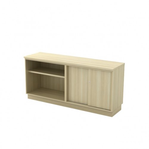 FX OPEN SHELF + SLIDING DOOR CABINET