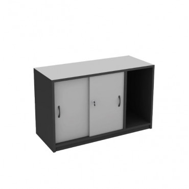 FS GREY SLIDING DOOR + CPU STORAGE CABINET