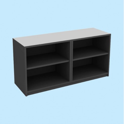 FS GREY SERIES OPEN SHELF + OPEN SHELF CABINET [OF-FS-15M-CC (G) | OF-FS-18M-CC (G)]