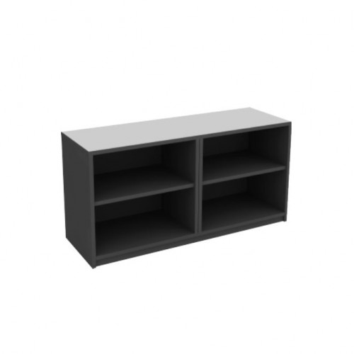 FS GREY OPEN SHELF + OPEN SHELF CABINET