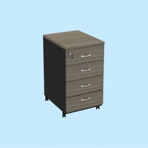 FS THUJA LIGHT SERIES 4 DRAWERS MOBILE PEDESTAL [OF-FS-M4D (T|W|C)]