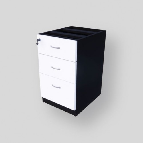 FLEXX SERIES HIGH 3 DRAWERS FIXED PEDESTAL (OF-FL-F2D+1F)