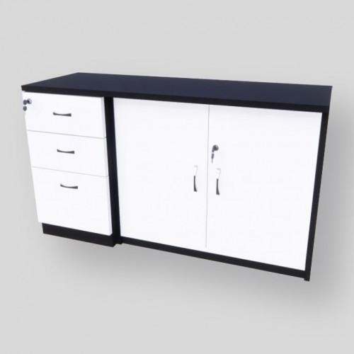 FLEXX SERIES PEDESTAL + SWINGING DOOR CABINET (OF-FL-12AE)