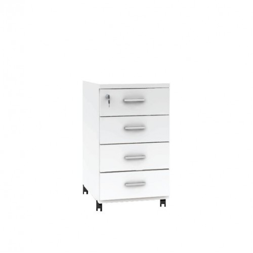 HAWK | NOVA | SNOW 4 DRAWERS MOBILE PEDESTAL