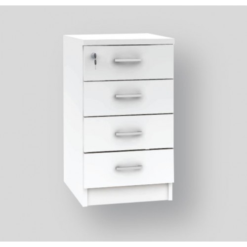 HAWK | NOVA | SNOW SERIES 4 DRAWERS STAND PEDESTAL [OF-NL-S4D]