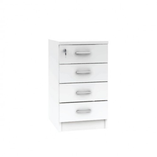 HAWK | NOVA | SNOW 4 DRAWERS STAND PEDESTAL