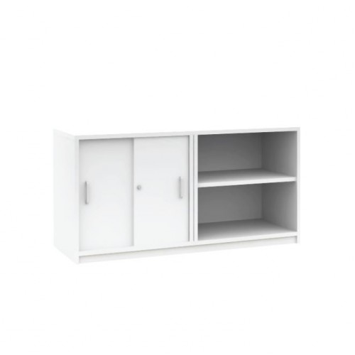 HAWK | NOVA | SNOW SLIDING DOOR + OPEN SHELF CABINET