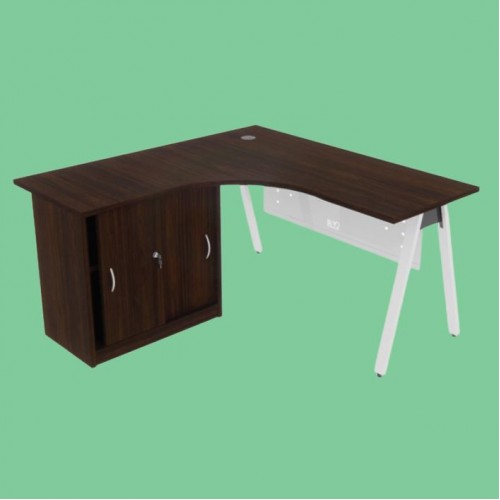 FUZE SERIES EXECUTIVE L-SHAPE TABLE (OF-FZ-LS15FC | OF-FZ-LS18FC)