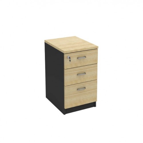 FS MAPLE 3 DRAWERS STAND PEDESTAL