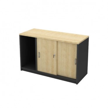 FS MAPLE SLIDING DOOR + CPU STORAGE CABINET