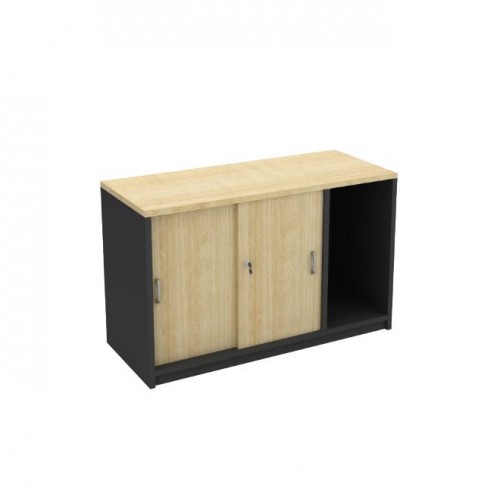 FS MAPLE SLIDING DOOR + CPU STORAGE CABINET