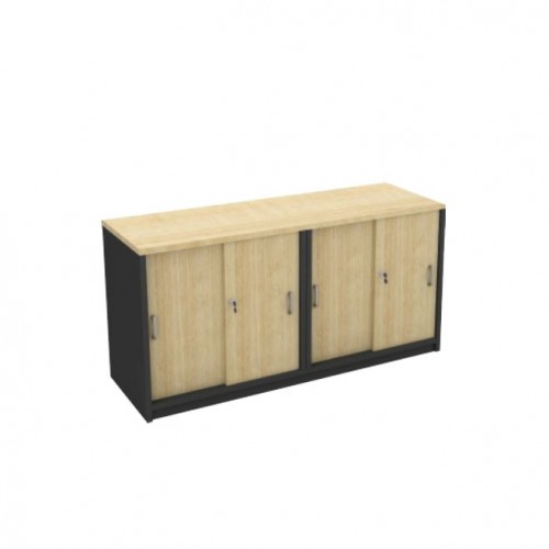 FS MAPLE SLIDING DOOR + SLIDING DOOR CABINET