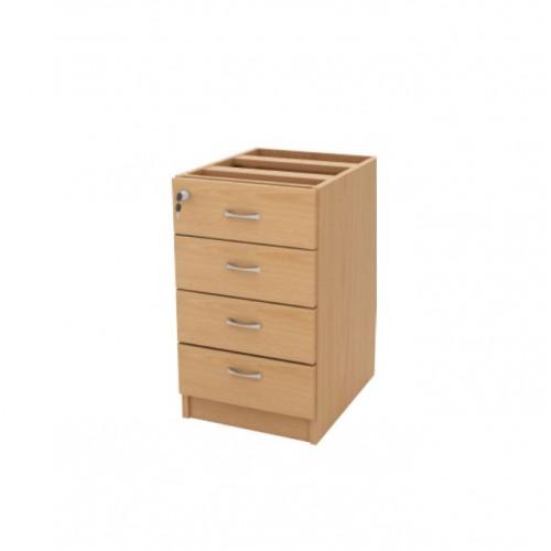FO | FM 4 DRAWERS FIXED PEDESTAL