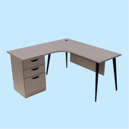 NISTRA SERIES EXECUTIVE L-SHAPE TABLE (OF-NT-LS15FP | OF-NT-LS18FP)