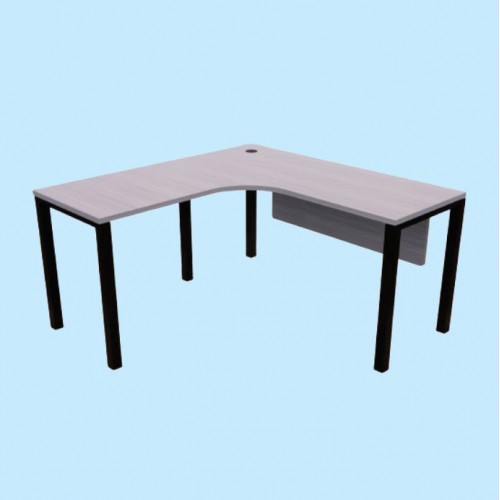 NOVA BLACK SERIES L-SHAPE TABLE (OF-NV-LS15 | OF-NV-LS18)