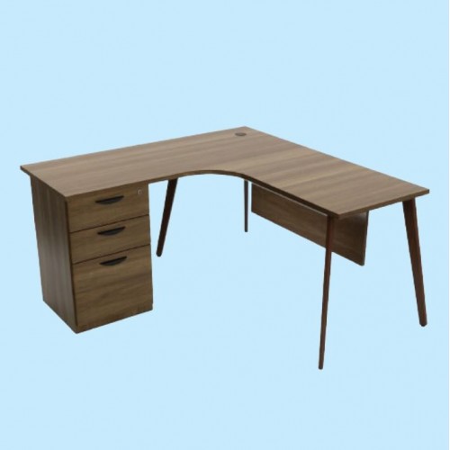 VERDA SERIES EXECUTIVE L-SHAPE TABLE (OF-VD-LS15FP | OF-VD-LS18FP)