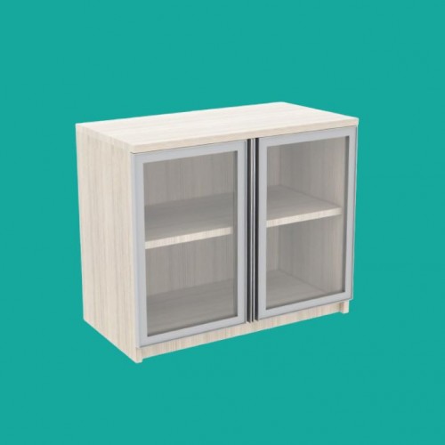 PREMIER SERIES 2 LEVELS SWING GLASS DOOR CABINET (OFP-SG-7575 | OFP-SG-9075 | OFP-SG-10575)