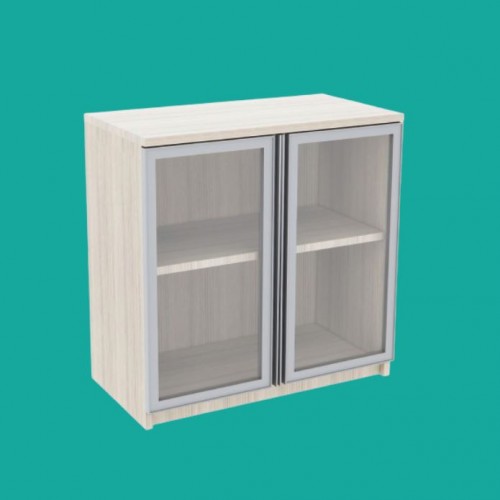 PREMIER SERIES 2 LEVELS SWING GLASS DOOR CABINET (OFP-SG-7590 | OFP-SG-9090 | OFP-SG-10590)