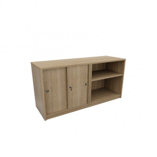 PREMIER SLIDING DOOR + OPEN SHELF COMBI STORAGE