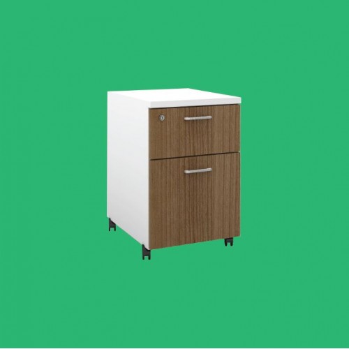 MILA SERIES 2 DRAWERS MOBILE PEDESTAL (OF-ML-M2D)