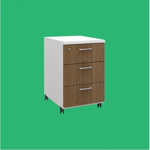 MILA SERIES 3 DRAWERS MOBILE PEDESTAL (OF-ML-M3D)