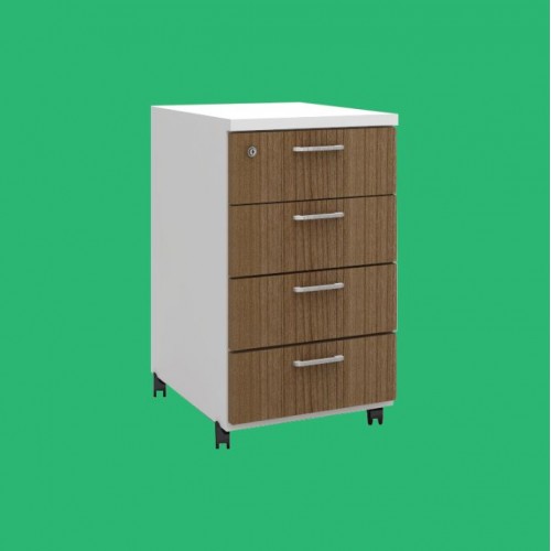 MILA SERIES 4 DRAWERS MOBILE PEDESTAL (OF-ML-M4D)