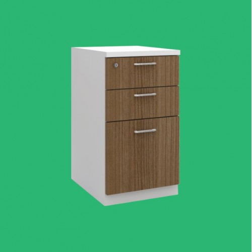 MILA SERIES HIGH 3 DRAWERS STAND PEDESTAL (OF-ML-S3D)