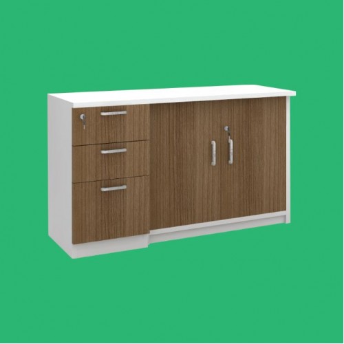 MILA SERIES PEDESTAL + SWING DOOR CABINET (OF-ML-12AE)