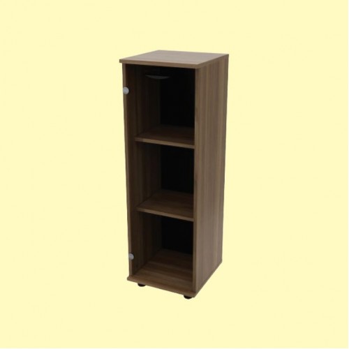 LOOP | MAXIM SERIES 3 LEVELS GLASS SINGLE DOOR CABINET (OFM-SWG-403)