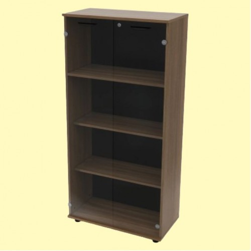 LOOP | MAXIM SERIES 4 LEVELS GLASS SWING DOOR CABINET (OFM-SWG-804)