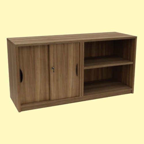 LOOP | MAXIM SERIES SLIDING DOOR + OPEN SHELF CABINET (OFM-SLOS1575 | OFM-SLOS1875)