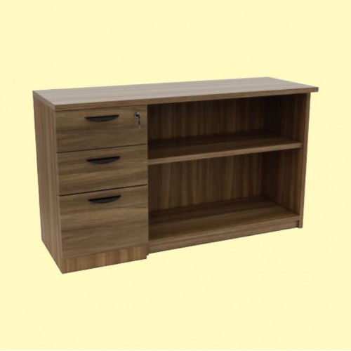 LOOP | MAXIM SERIES PEDESTAL + OPEN SHELF CABINET (OFM-SPOS12075)