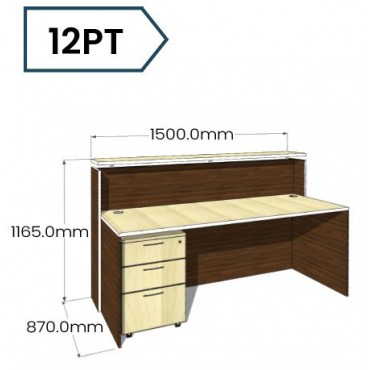 HYDRA SERIES RECEPTION COUNTER (HYDRA-RECEPTION)