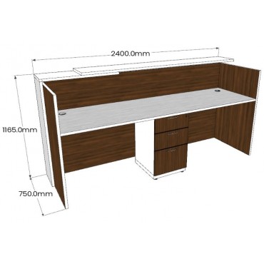 SHAPLEY SERIES RECEPTION COUNTER (SHAPLEY-RECEPTION)