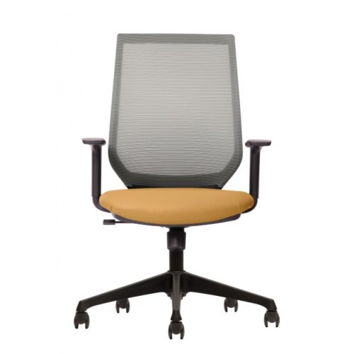 ZENITH SERIES MEDIUM BACK ADJUSTABLE ARMREST CHAIR (ZNLS 8211N-D36)