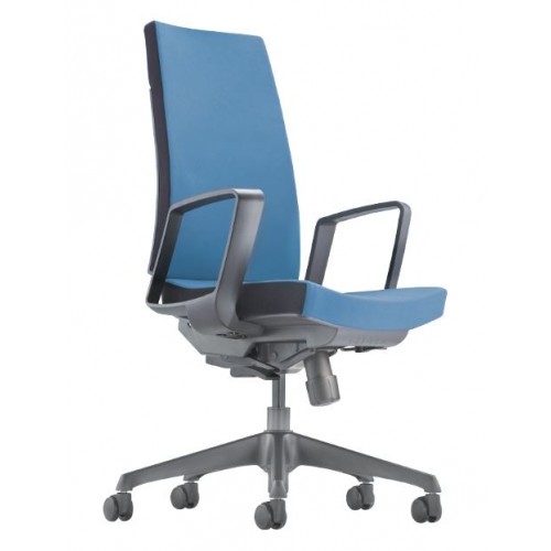 COMO SERIES FABRIC MEDIUM BACK CHAIR (CV6111F-24A66)