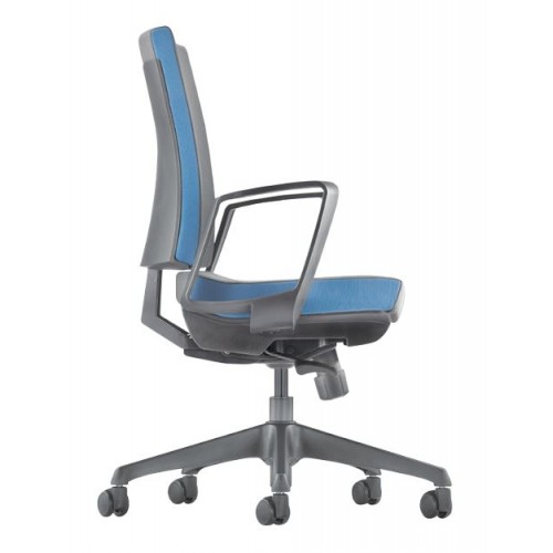 COMO SERIES FABRIC LOW BACK CHAIR (CV6112F-24A66)